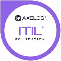ITIL 4 Foundation certification badge